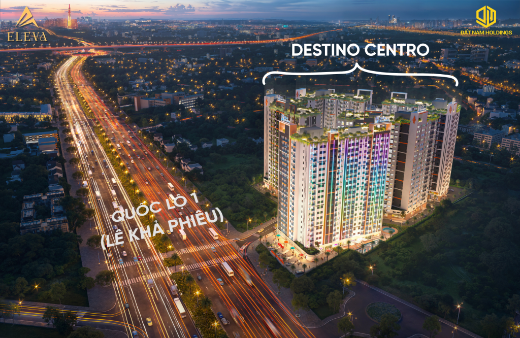 Destino Centro Eleva mặt tiền Quốc Lộ 1A